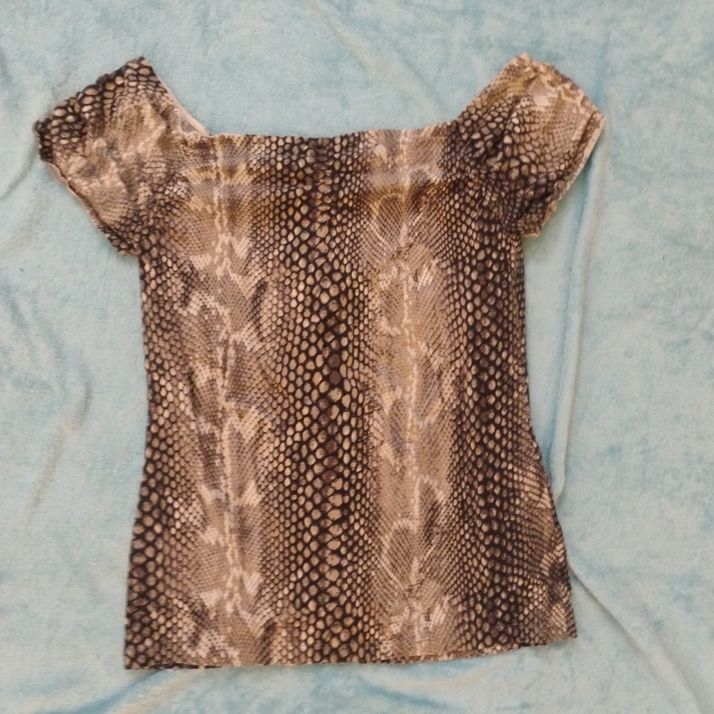 Brown and Black Blouse for Effortless Style